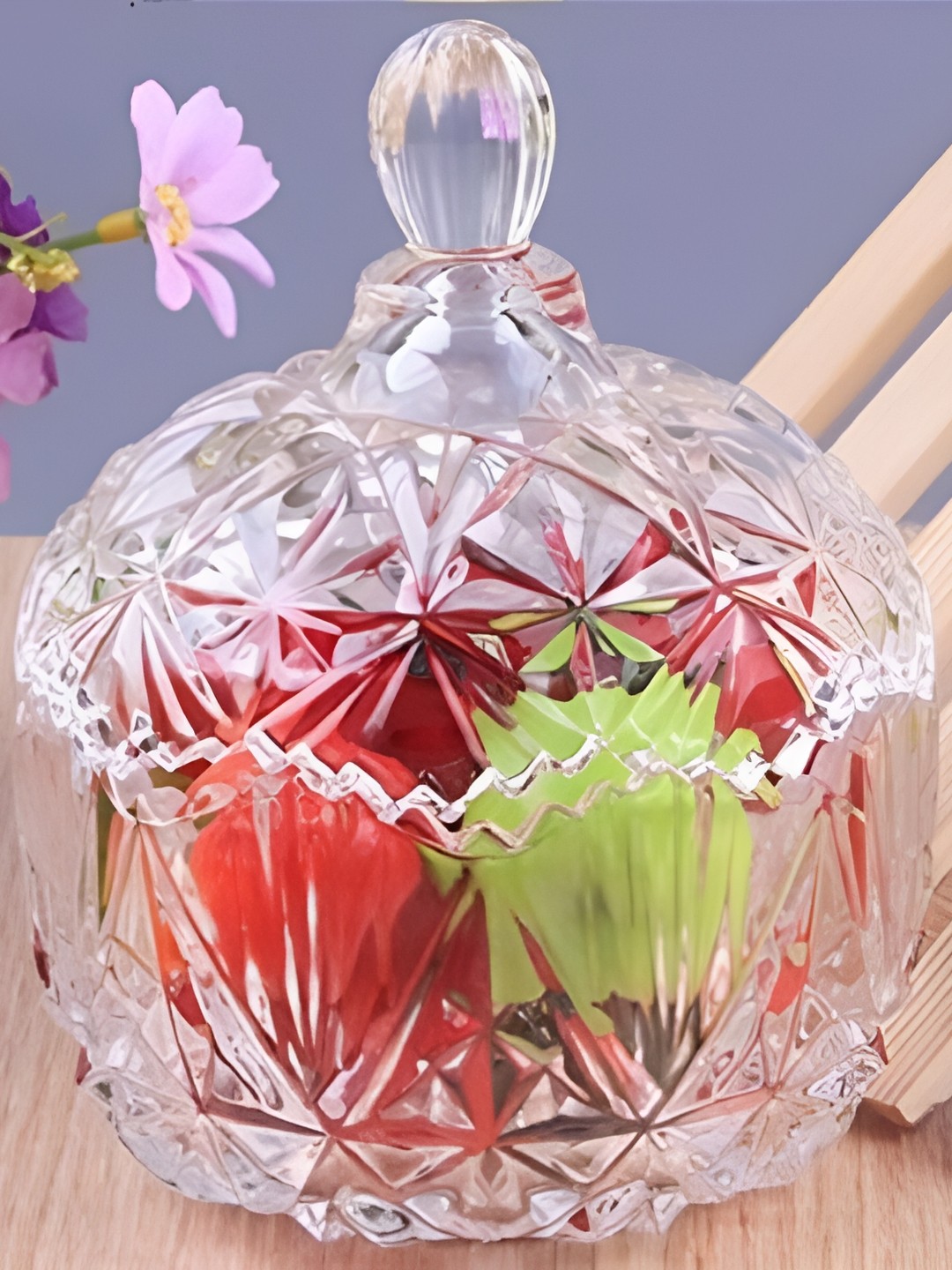 

Afast Transparent Glass Dishwasher and Microwave Safe Food Container 300 ml