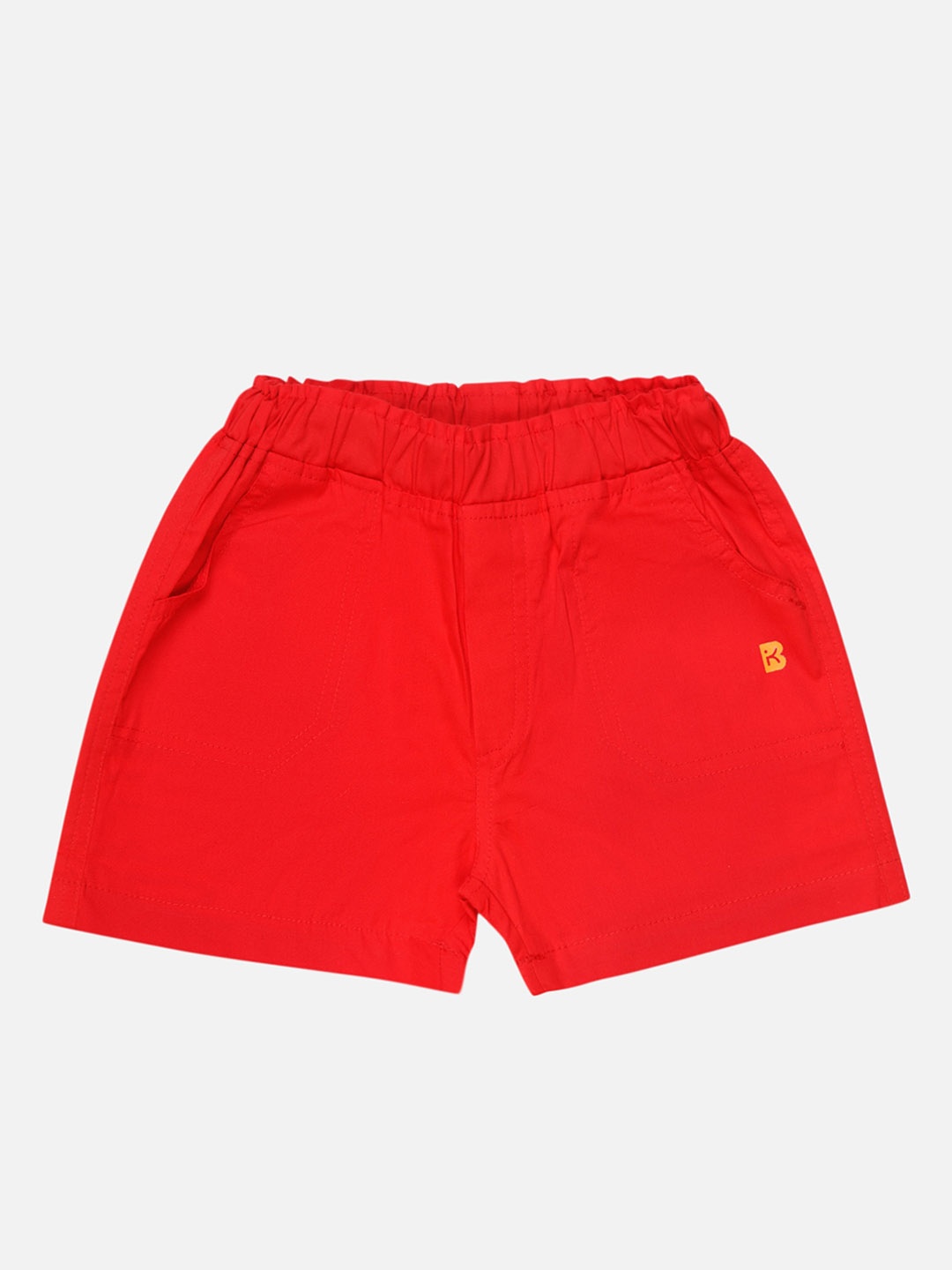 

Bodycare Kids Boys Regular Fit Mid Rise Cotton Shorts, Red