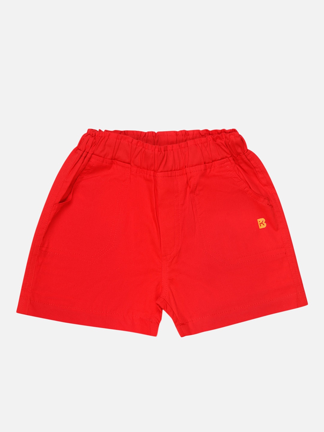 

Bodycare Kids Boys Regular Fit Mid Rise Cotton Shorts, Red