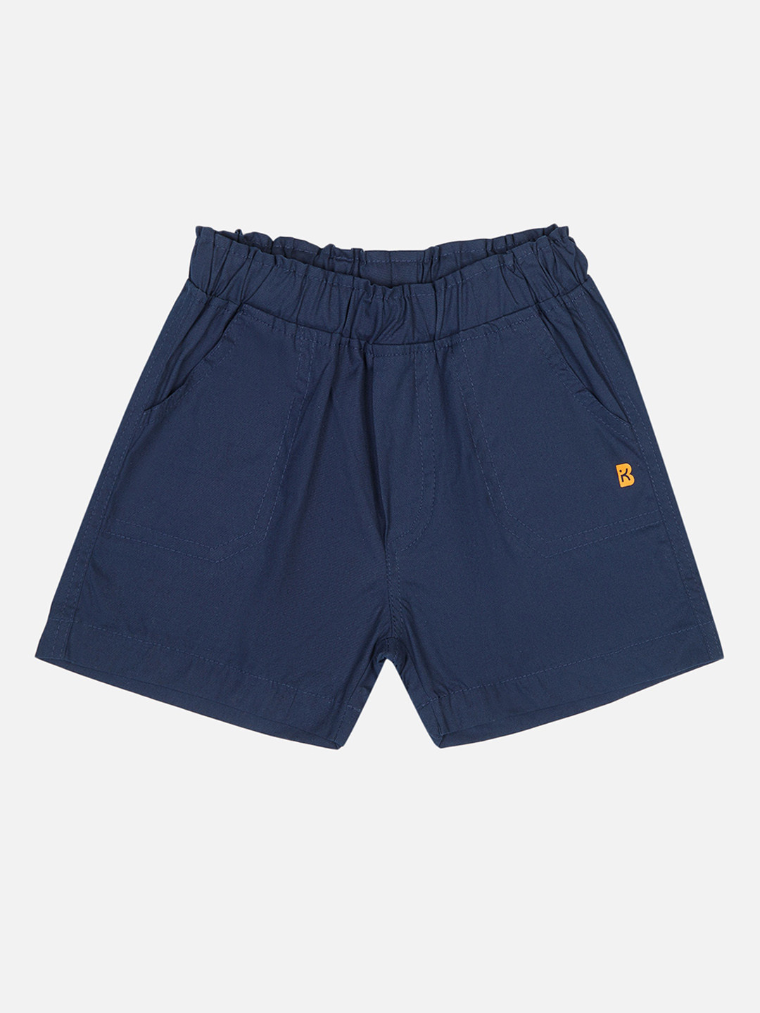 

Bodycare Kids Boys Regular Fit Mid Rise Cotton Shorts, Navy blue