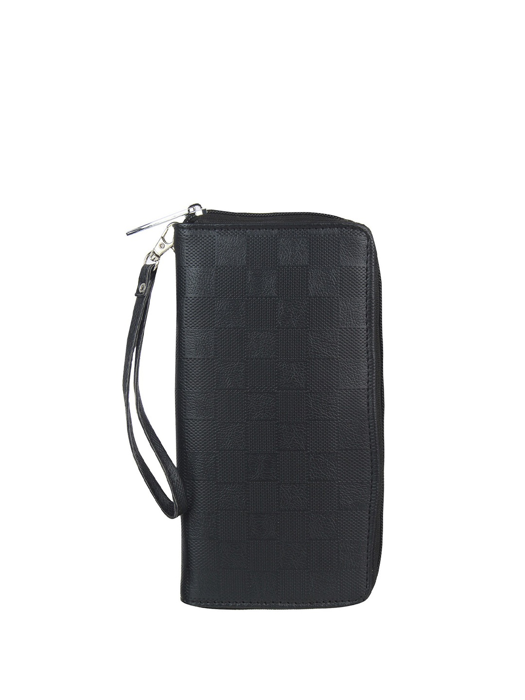 

Mast & Harbour Women Zip Around Wallet, Black