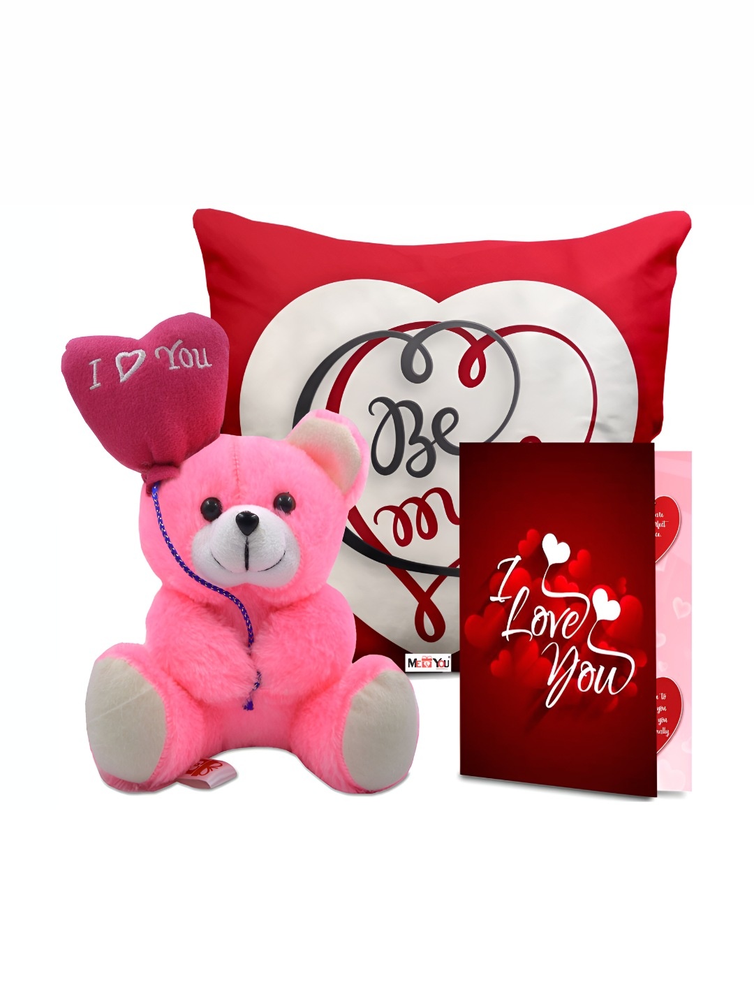 

ME & YOU Red & Pink 3 Pieces Printed Home Gift Sets