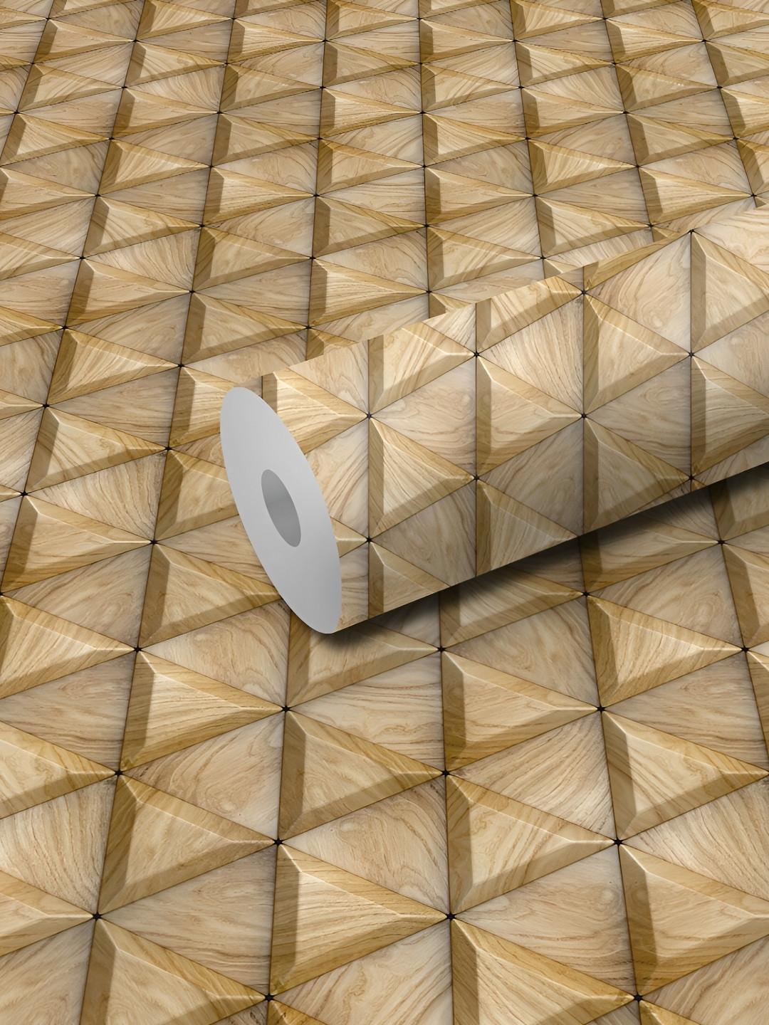 

WALLWEAR Yellow Self Adhesive Removable Wallpaper