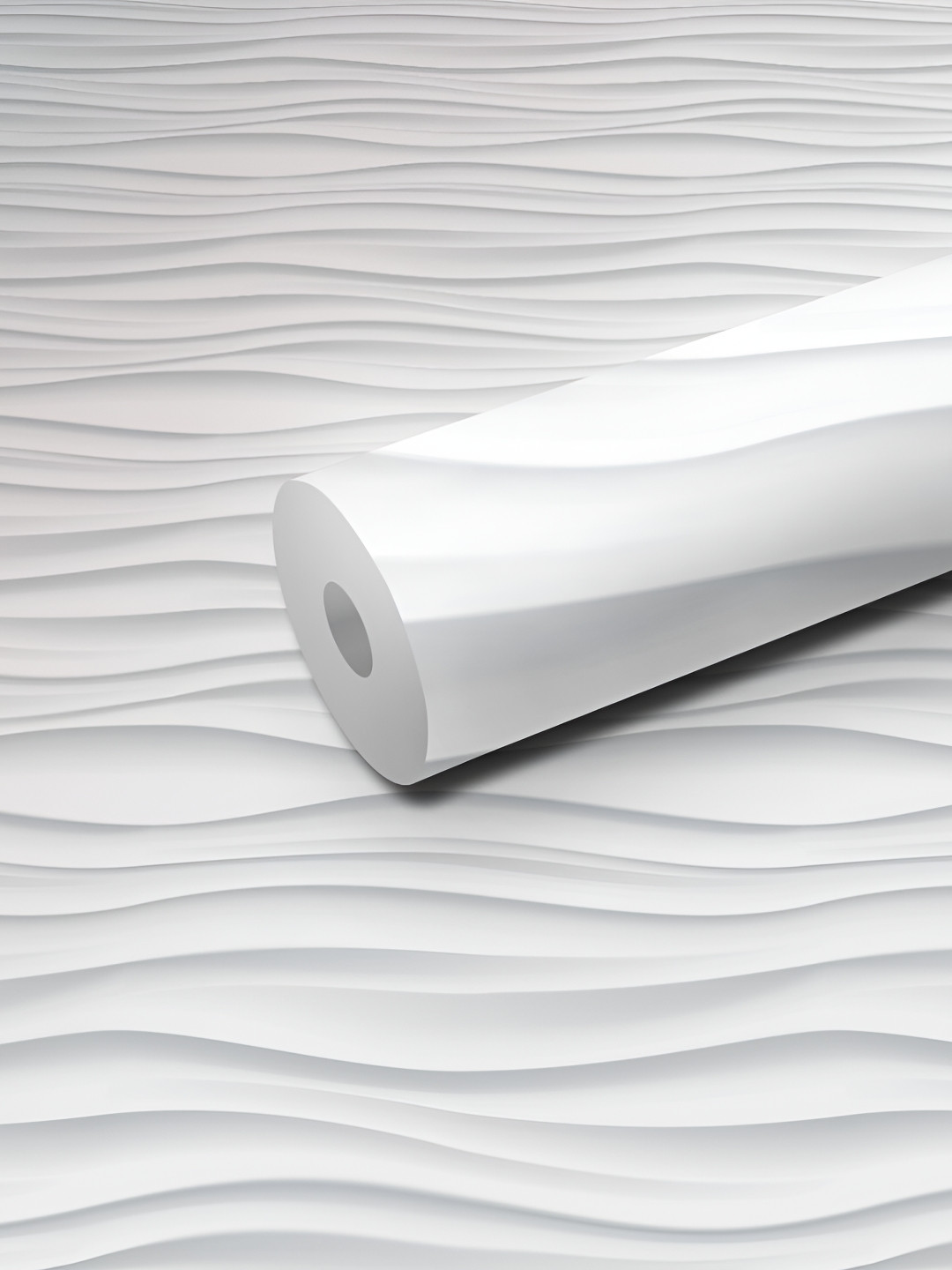 

WALLWEAR White & Grey Abstract Printed Wall Sticker