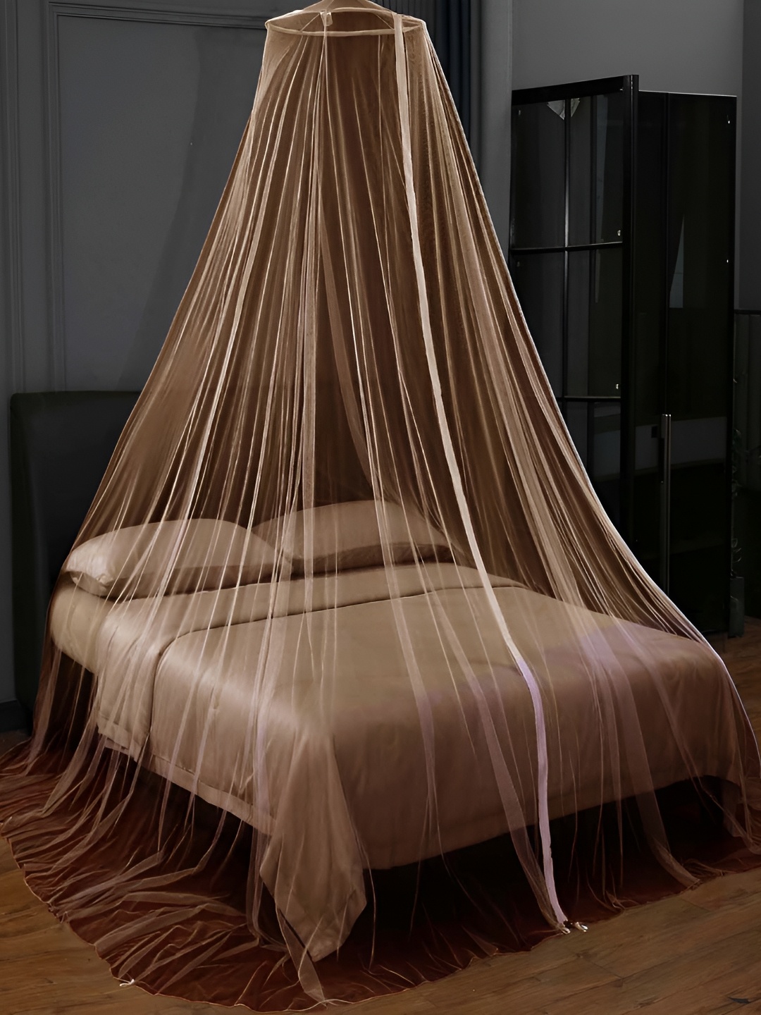 

MARUTI ENTERPRISE Khaki King Size Hanging Mosquito Net
