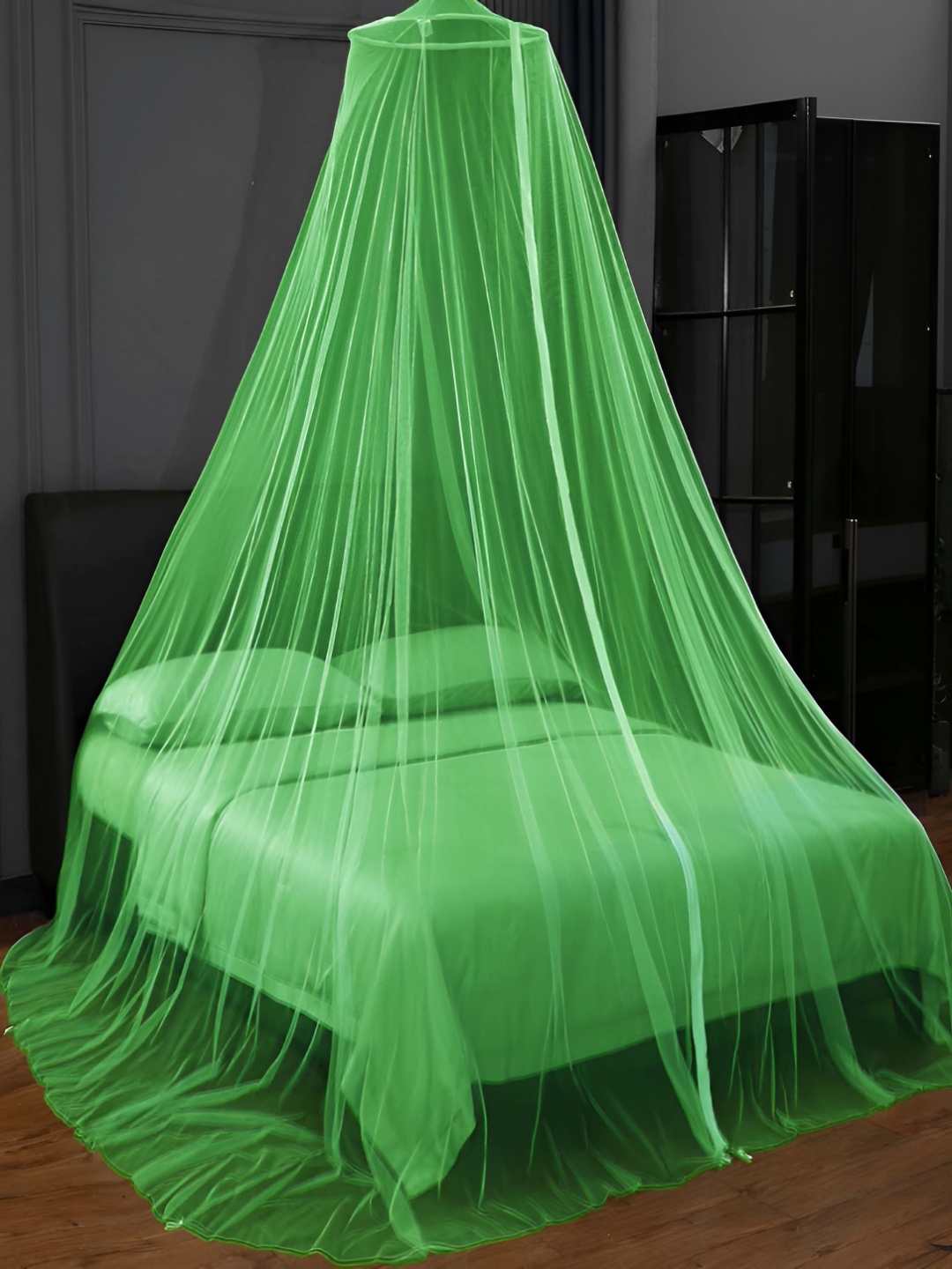 

MARUTI ENTERPRISE Green King Size Hanging Mosquito Net