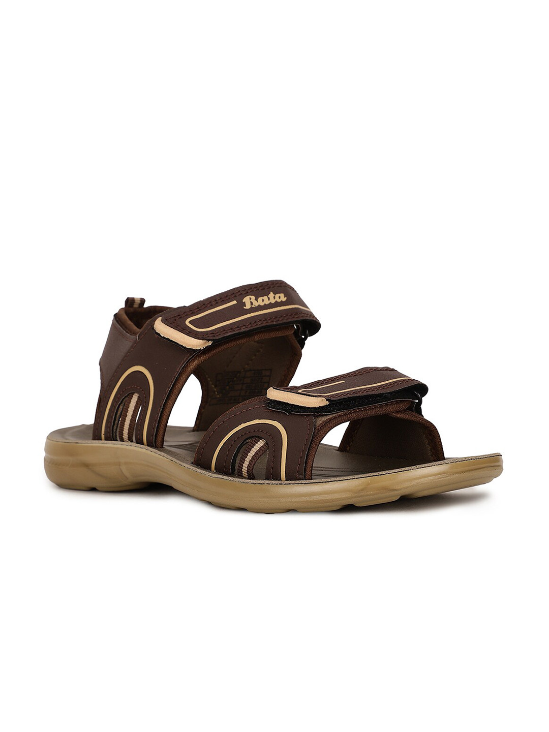 

Bata Printed Sports Sandals, Brown