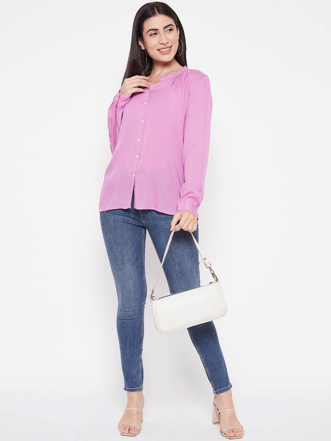 

BAESD Classic Long Sleeves Casual Shirt, Purple
