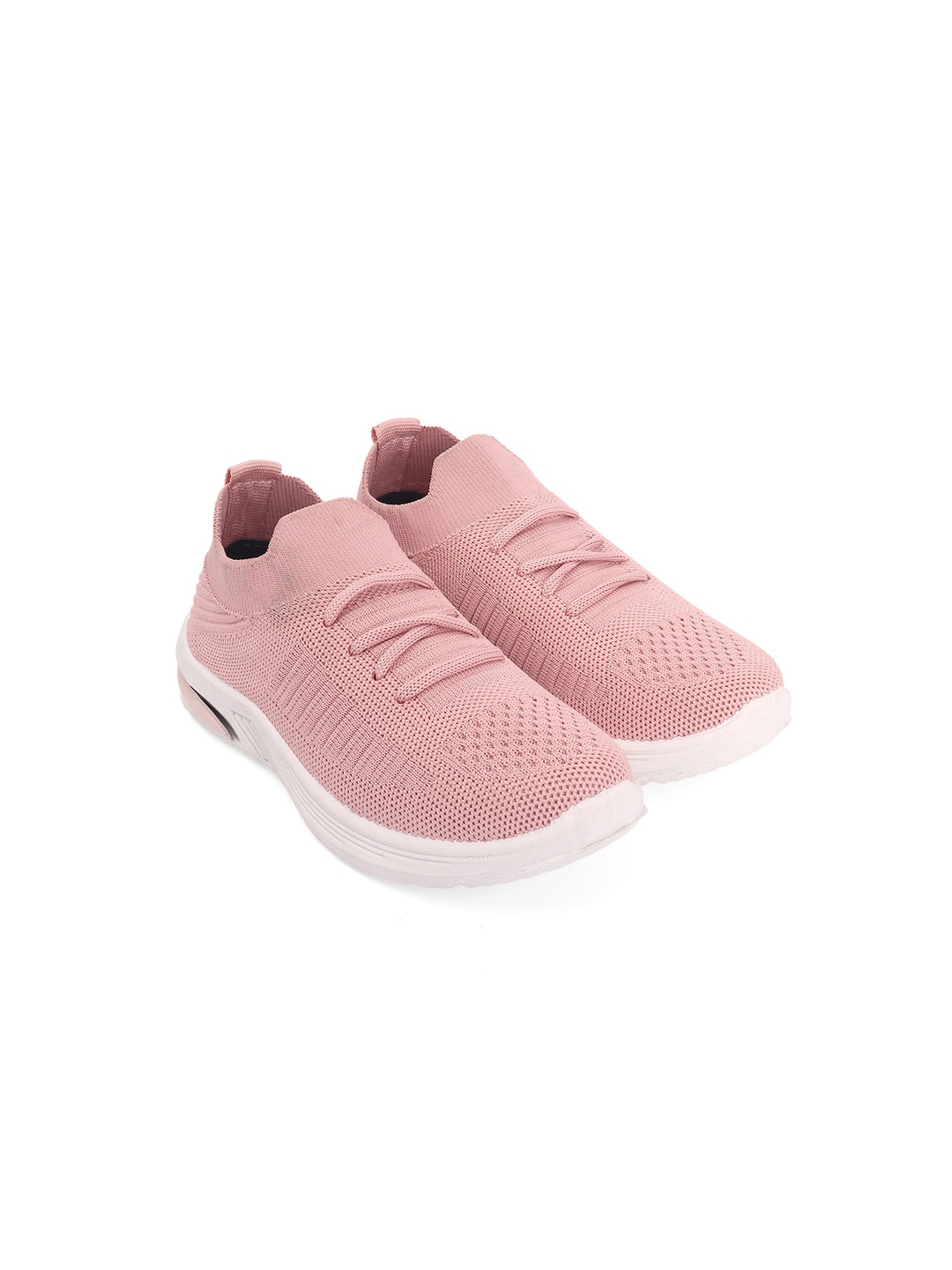 

BAESD Girls Textured Lace Up Sneakers, Pink