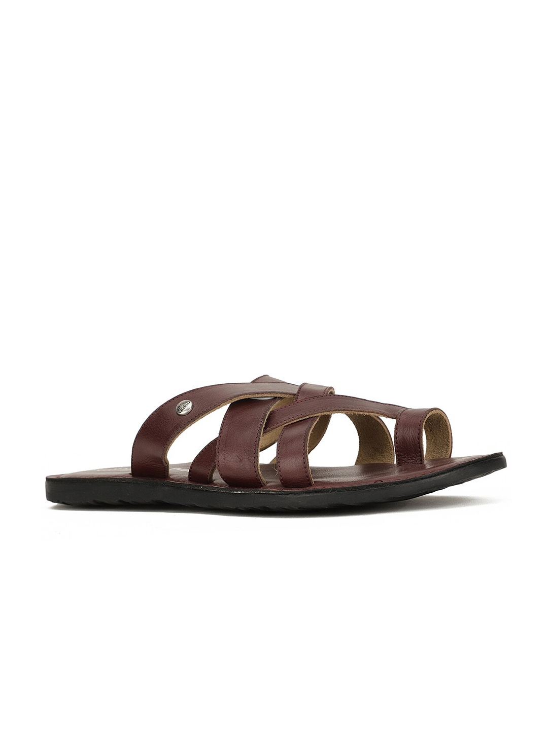 

Hush Puppies Men Leather Comfort Sandals, Brown