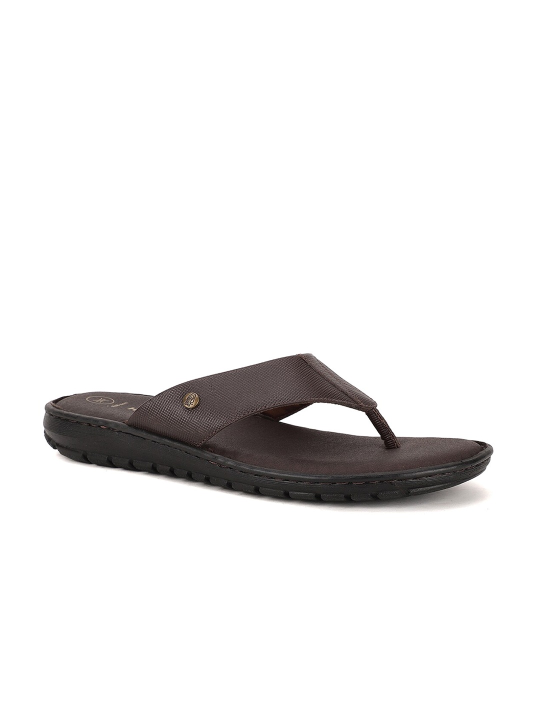 

Hush Puppies Men Leather Comfort Sandals, Brown