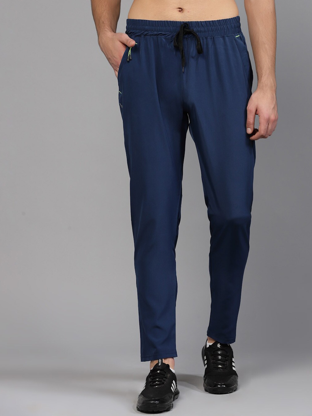 

UZARUS Men Mid-Rise Sports Track Pant, Blue