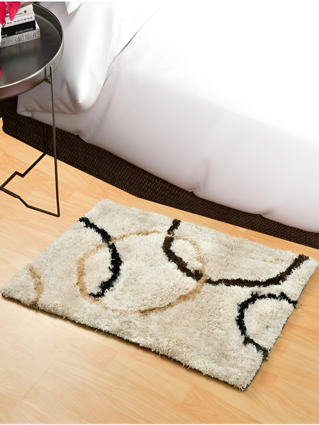 

Shopgallery Modern Shaggy Antiskid Doormat, Camel brown