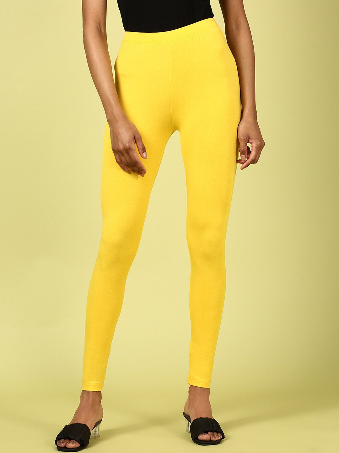 

De Moza Ankle-Length Leggings, Yellow