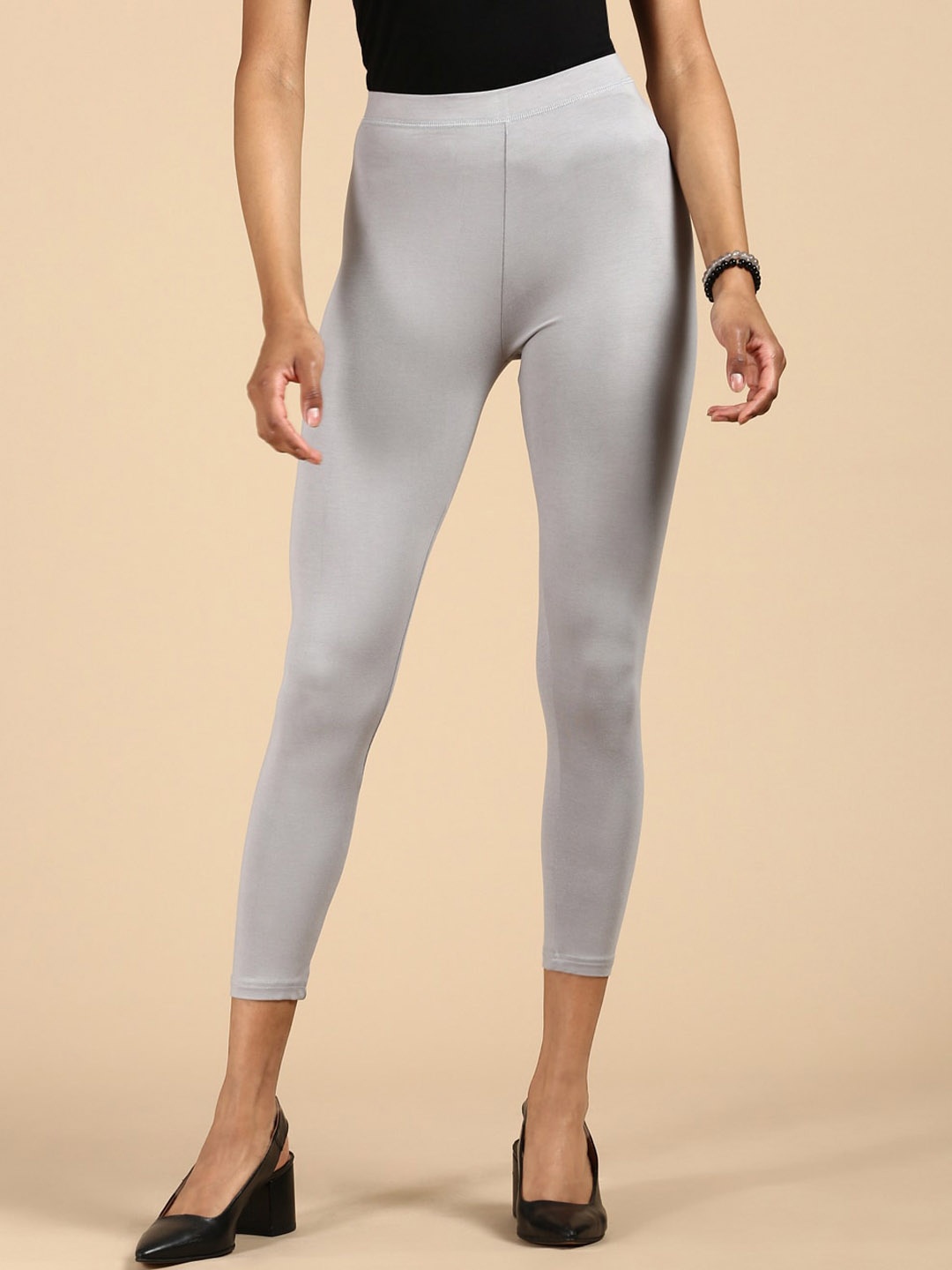 

De Moza Ankle Length Leggings, Grey