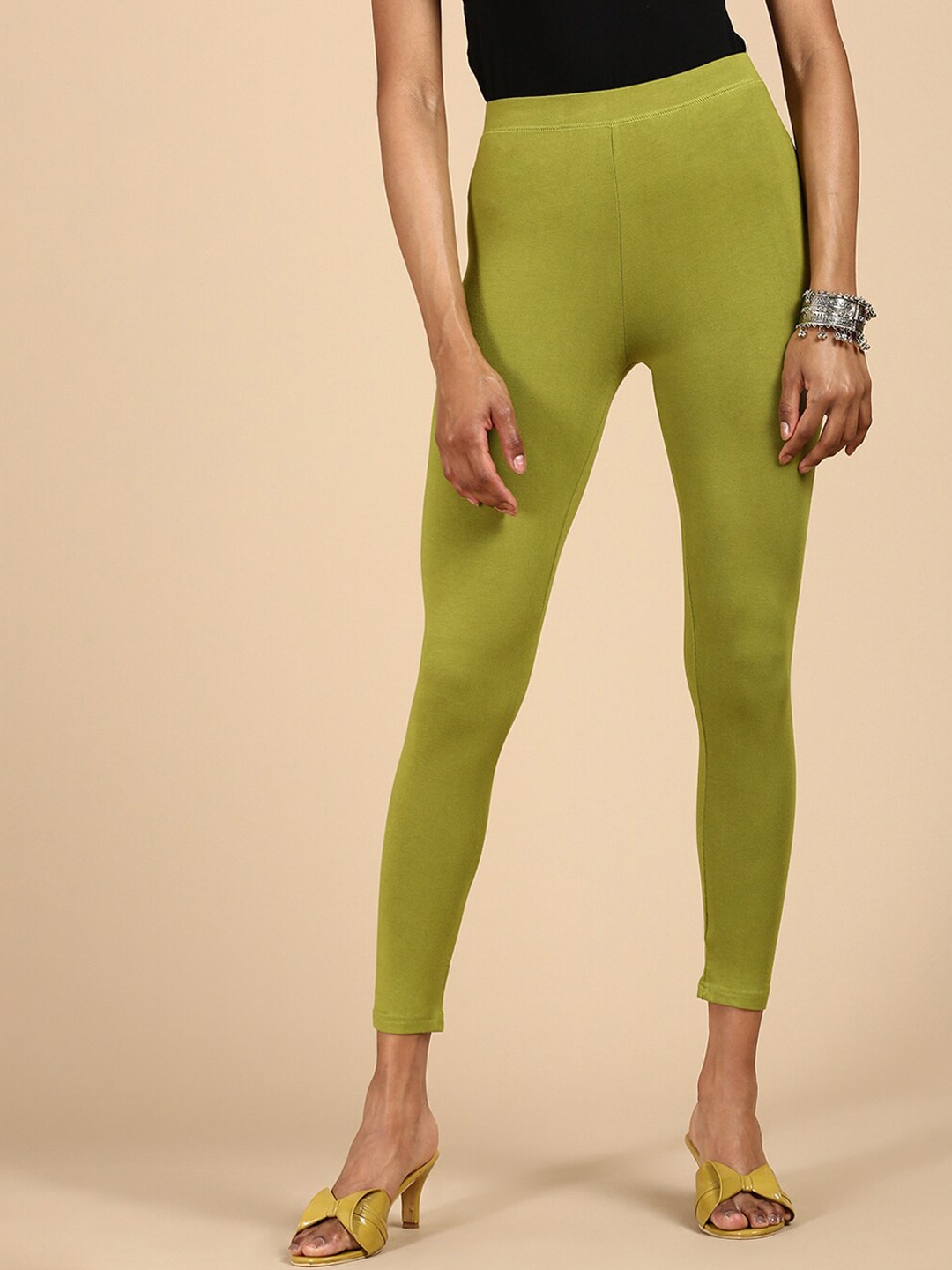 

De Moza Ankle-Length Leggings, Green