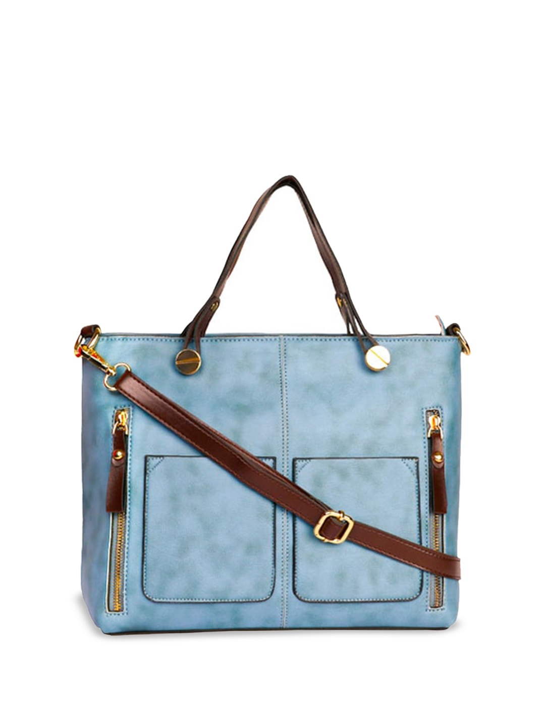 

LEGAL BRIBE Structured Handheld Bag, Blue