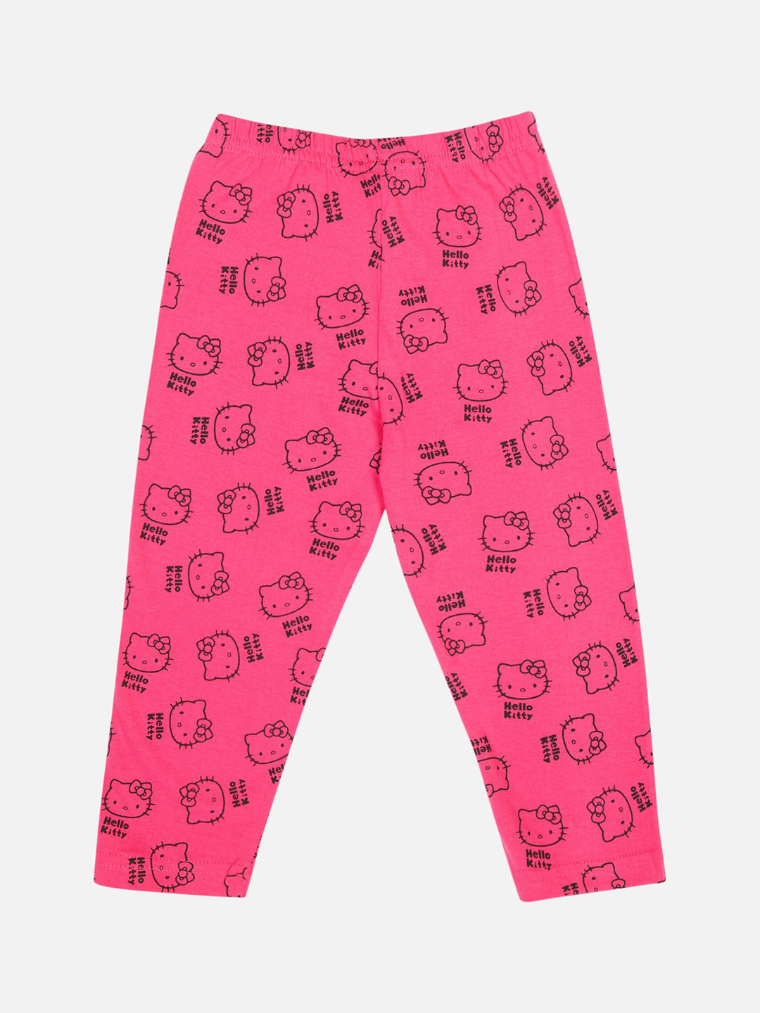 

Bodycare Girls Conversational Printed Mid-Rise Pure Cotton Track Pants, Fuchsia
