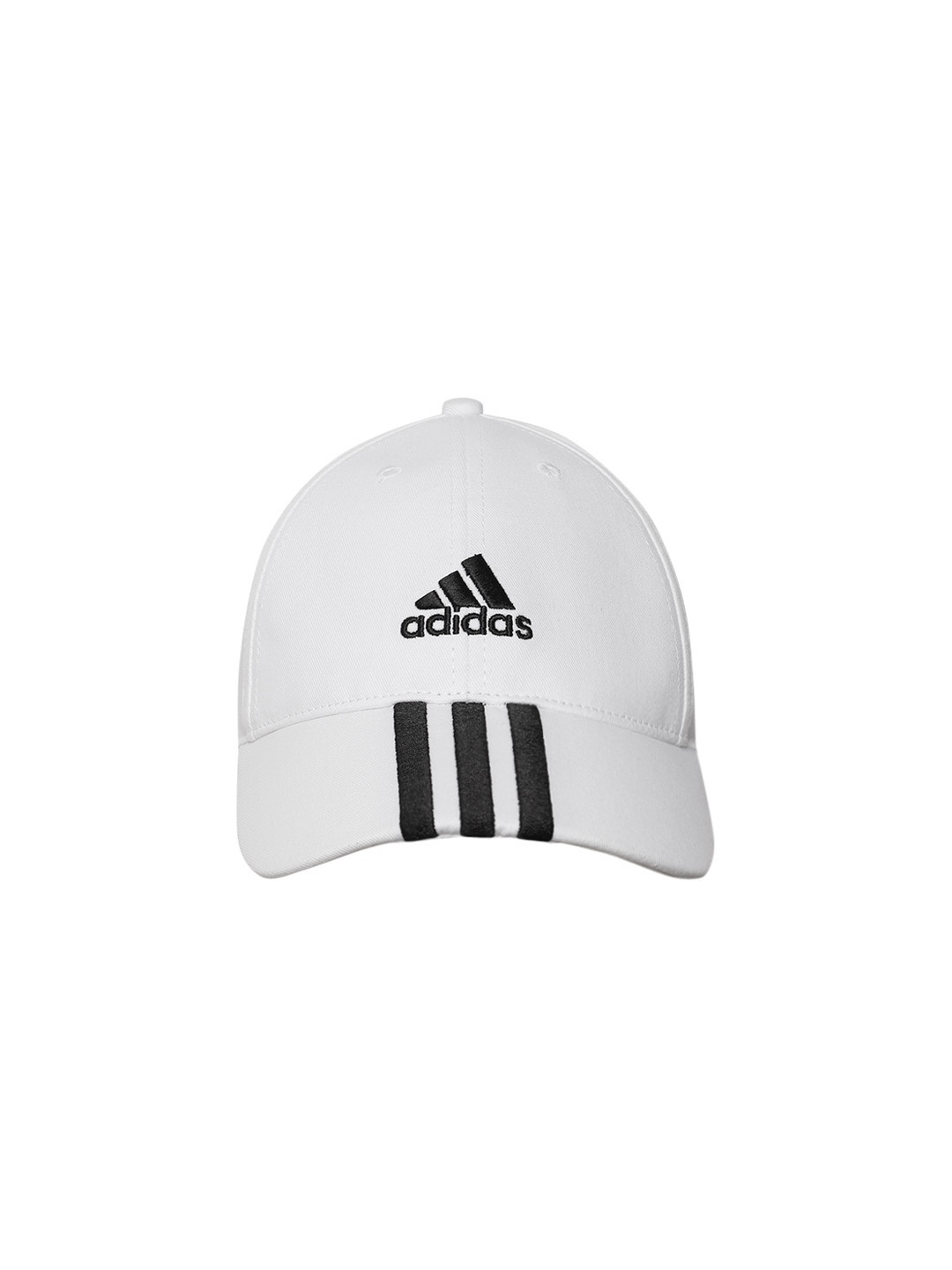 

ADIDAS Unisex Pure Cotton Brand Logo Printed Baseball Cap, White