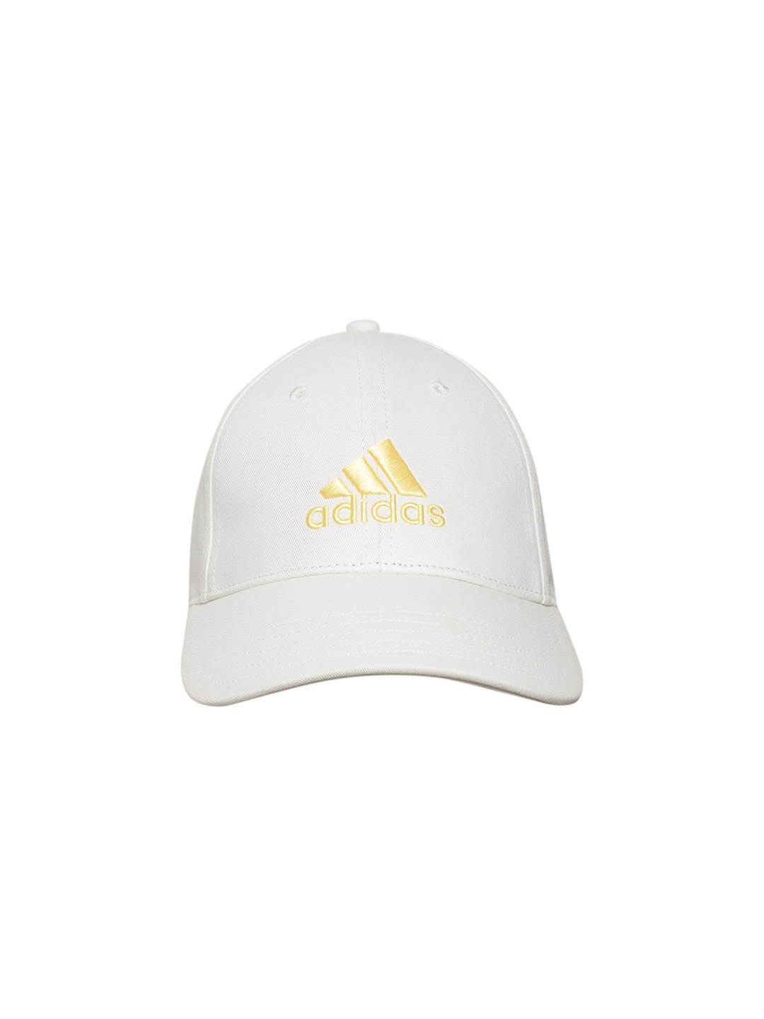 

ADIDAS Unisex Pure Cotton Brand Logo Embroidered Baseball Cap, White