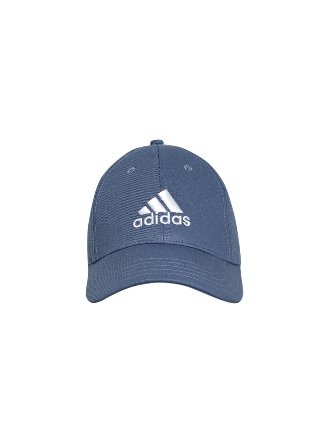 

ADIDAS Unisex Pure Cotton Brand Logo Printed Baseball Cap, Blue