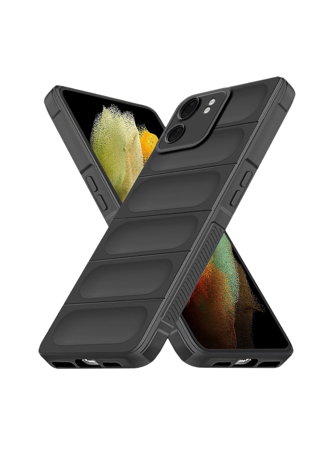 

Karwan Moto Edge 40 Hybrid Puffer Back Case, Black