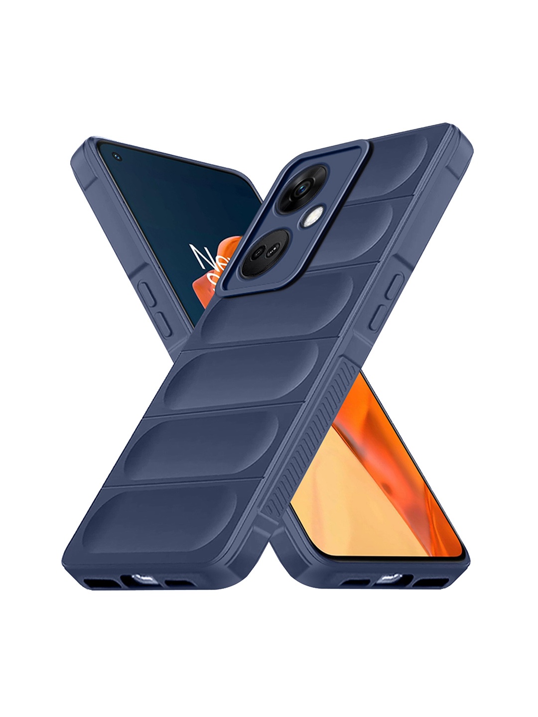 

Karwan OnePlus Nord CE3 Hybrid Puffer Back Case, Blue