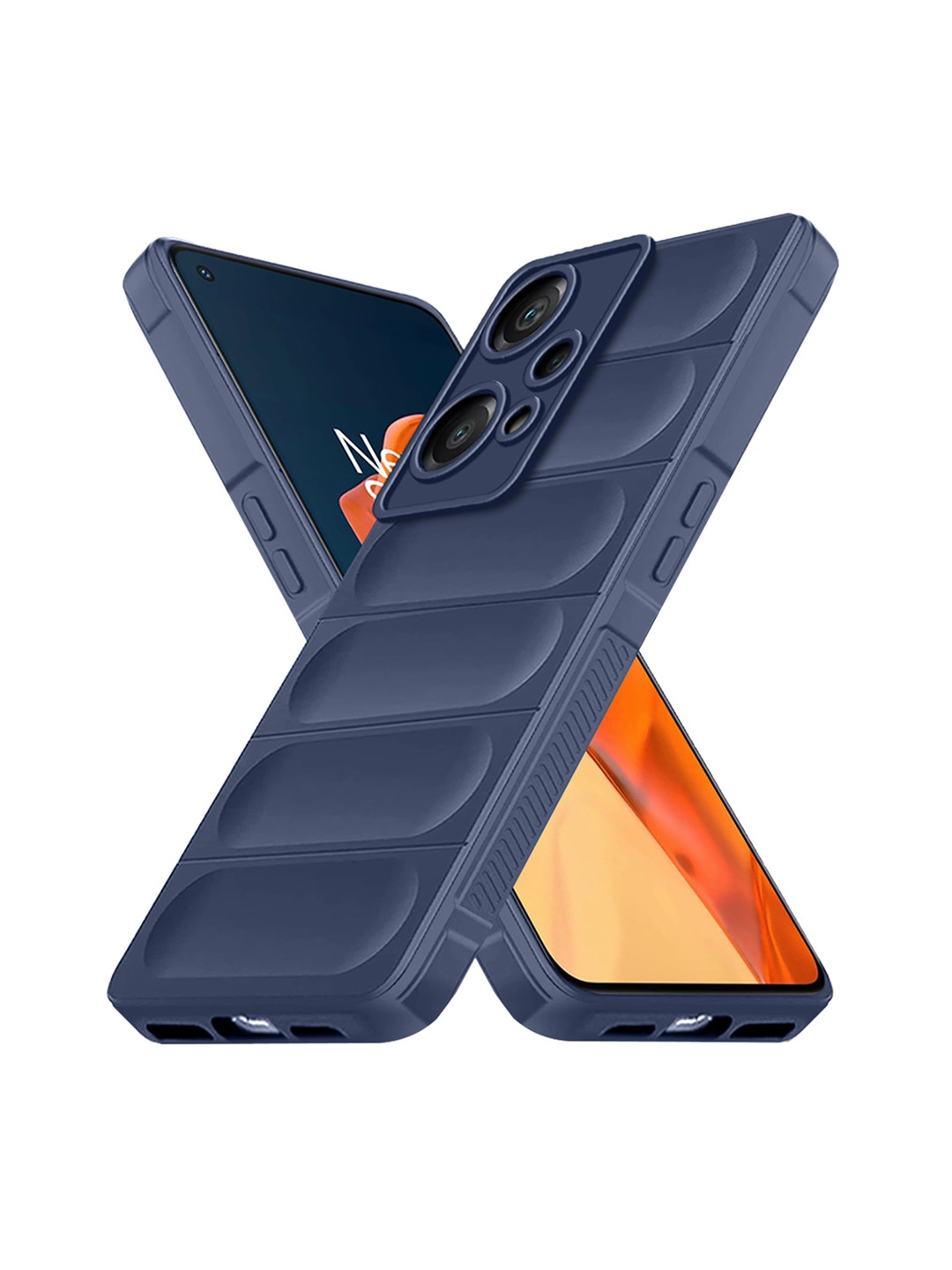

Karwan OnePlus Nord CE 2 Lite 5G Hybrid Compatible Puffer Back Case, Blue