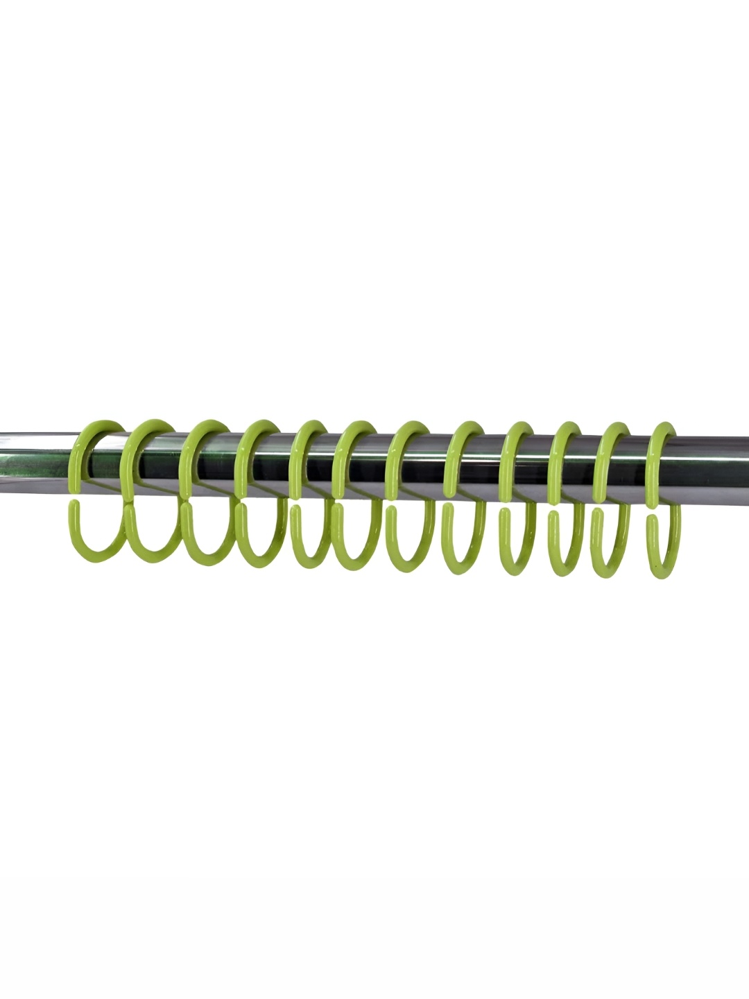 

Kookee 24 Pieces Green C-Shape Curtain Hook Rings