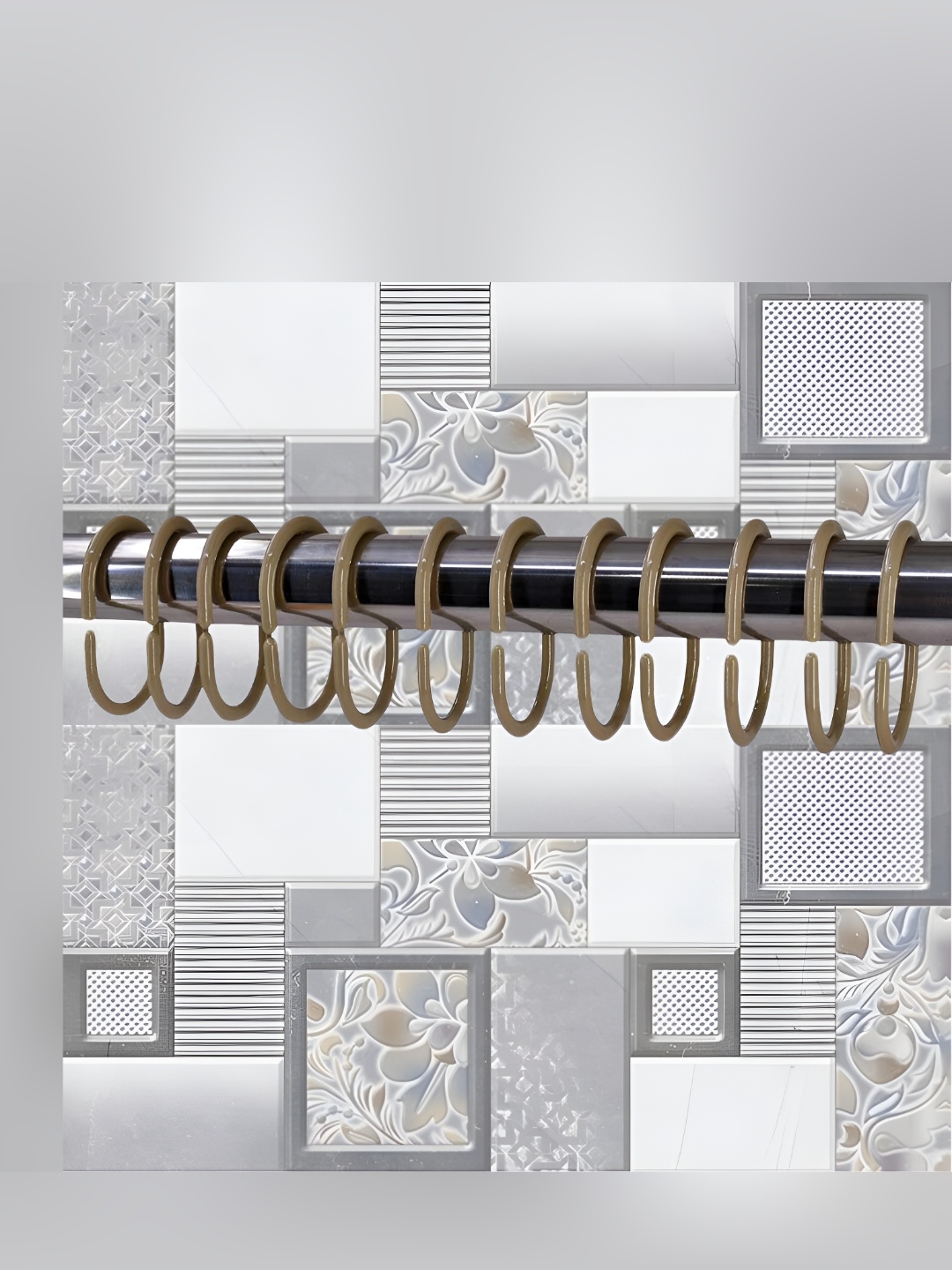 

Kookee Brown 12 Pieces C-Shape Curtain Hook Rings