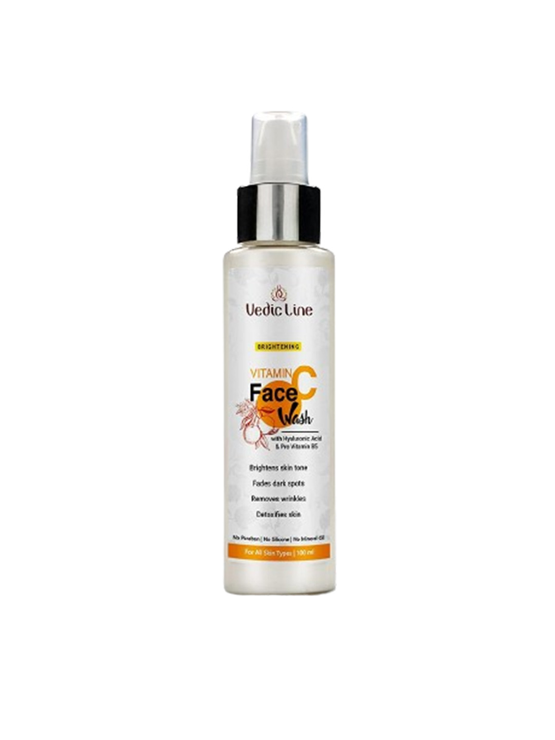 

Vedicline Vitamin C Face Wash For Dark Spots - 100ml, White