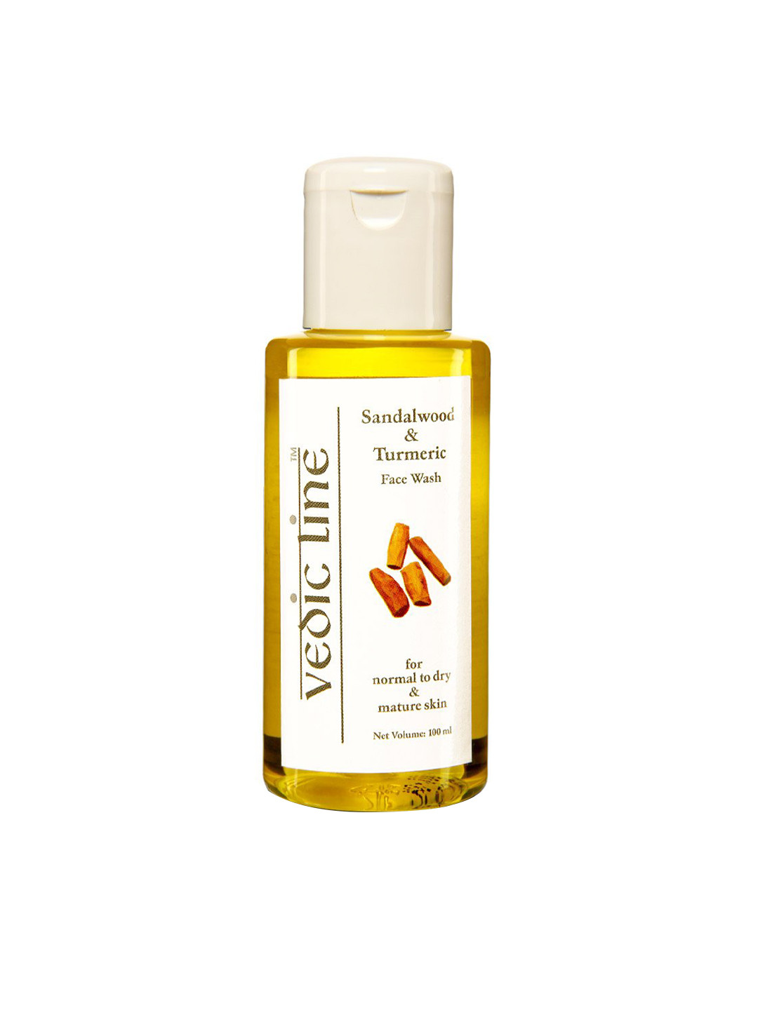 

Vedicline Sandalwood & Turmeric Face Wash Reduces Scars & Breakouts - 100ml, Yellow