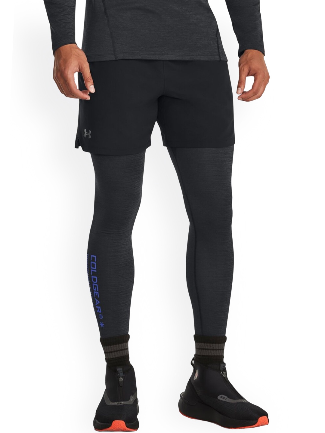 

UNDER ARMOUR Vanish Woven 6 Men Graphic Printed Slim-Fit Sports Shorts, Black