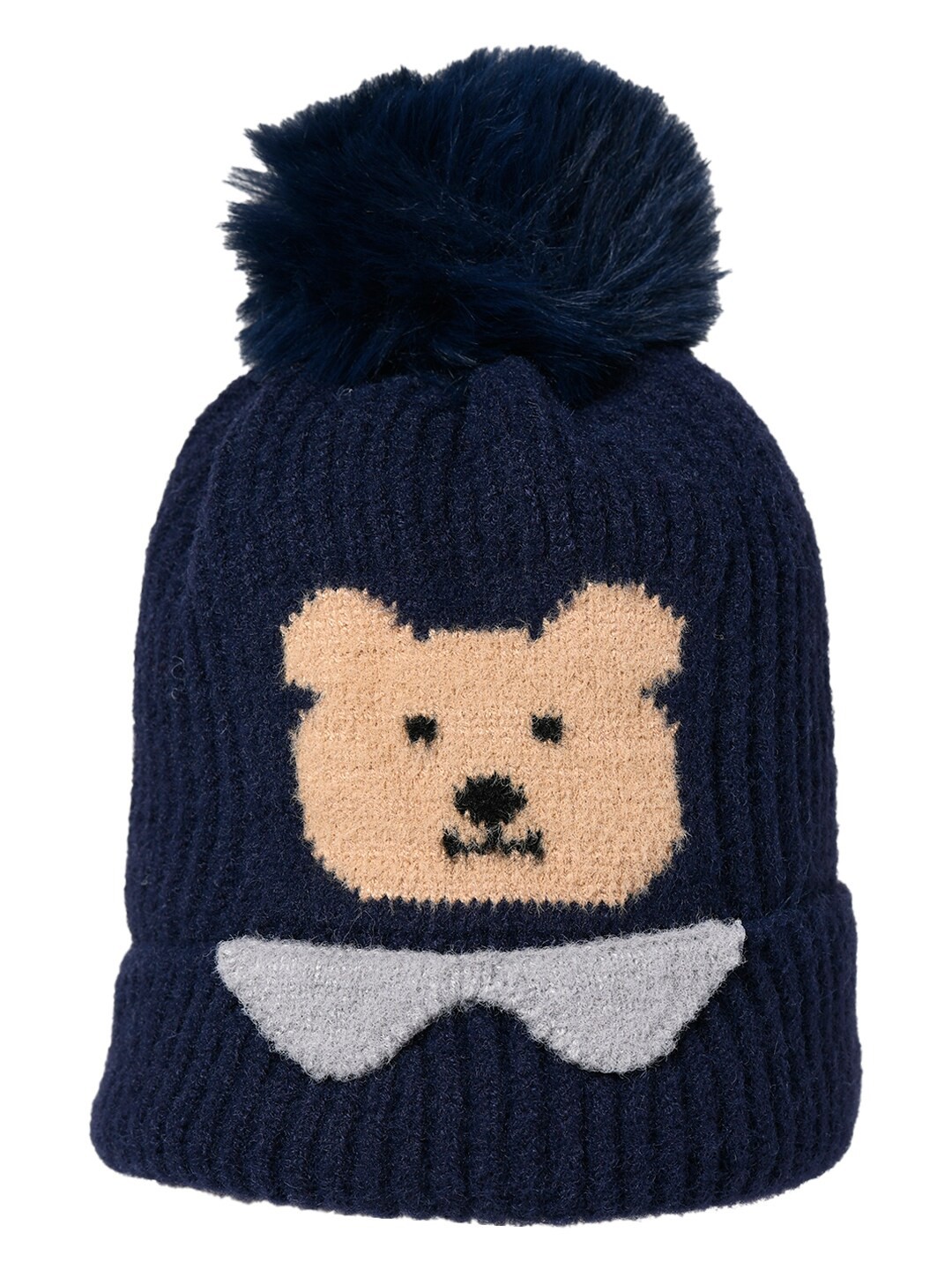 

KID-O-WORLD Boys Woollen Beanie, Blue