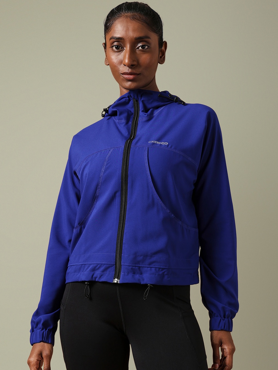 

Silvertraq Hooded Lightweight Rapid-Dry Sporty Jacket, Blue