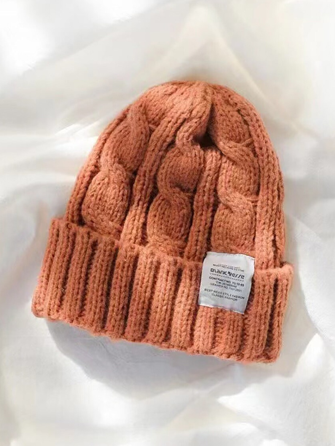 

SYGA Women Woollen Beanie, Rust