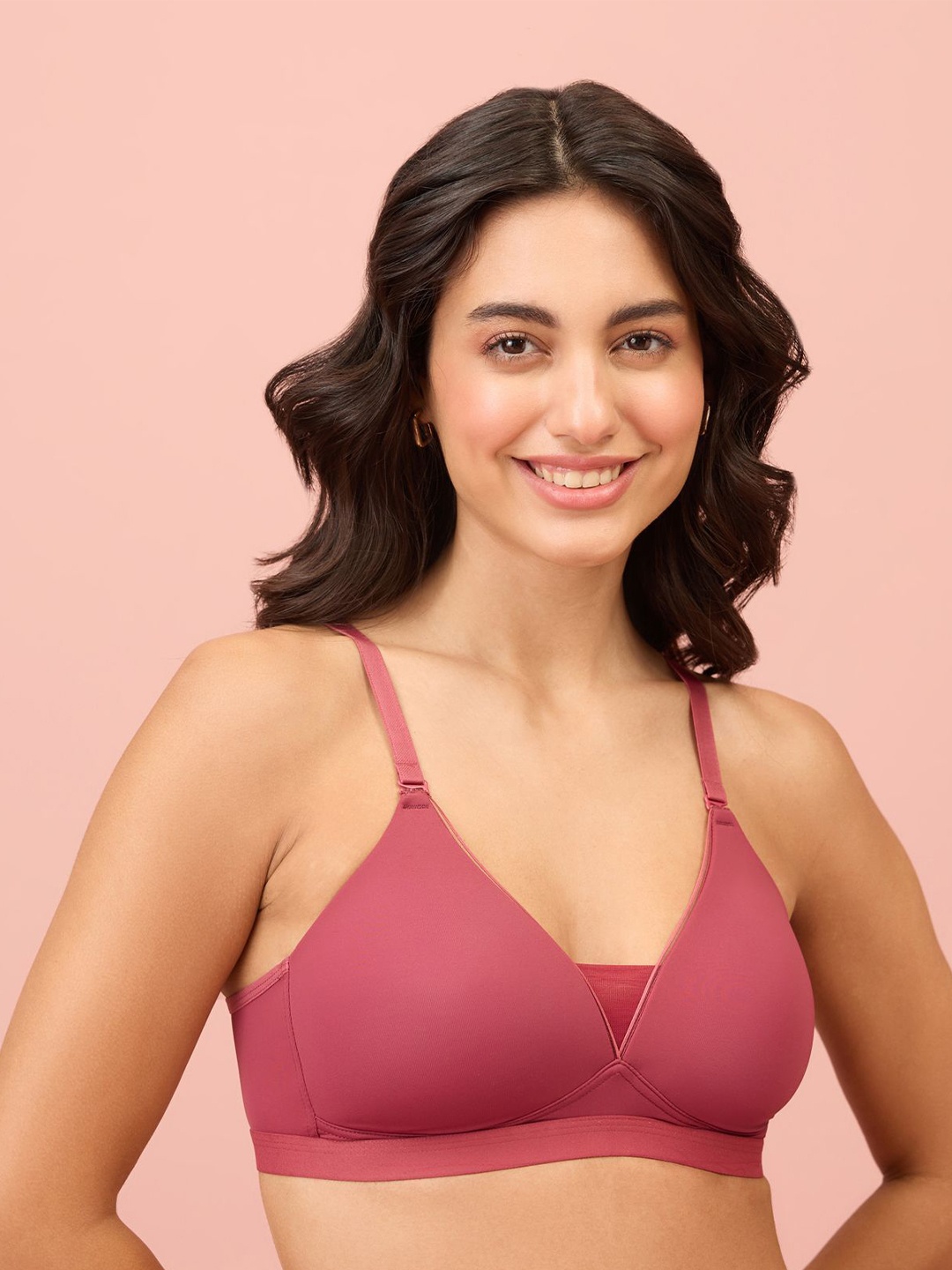 

Nykd Half Coverage Bra, Rose