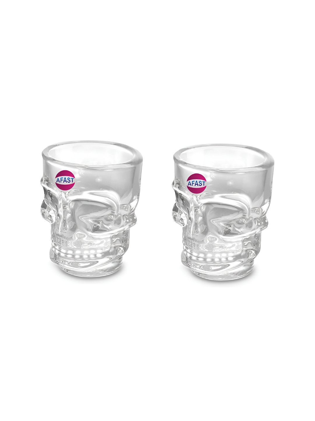 

Afast Transparent 2 Pieces Dishwasher Safe Shot Glasses 40ml Each