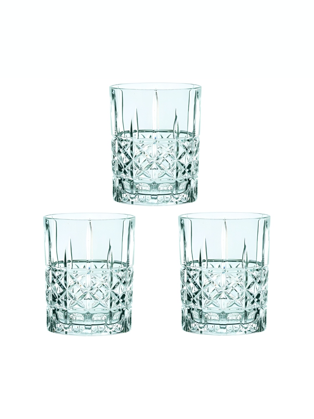 

Afast Transparent 3 Pieces Dishwasher Safe Whisky Glasses 200ml Each