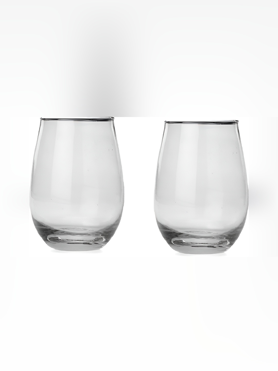 

Afast Transparent 2 Pieces Dishwasher Safe Water Or Juice Glasses 400ml Each