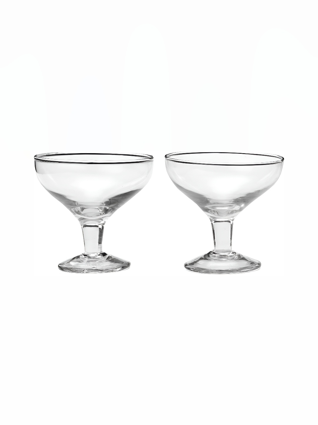 

Afast Transparent 2Pcs Glass Dishwasher Safe Wine Glass Bar & Drinkware 100ml Each