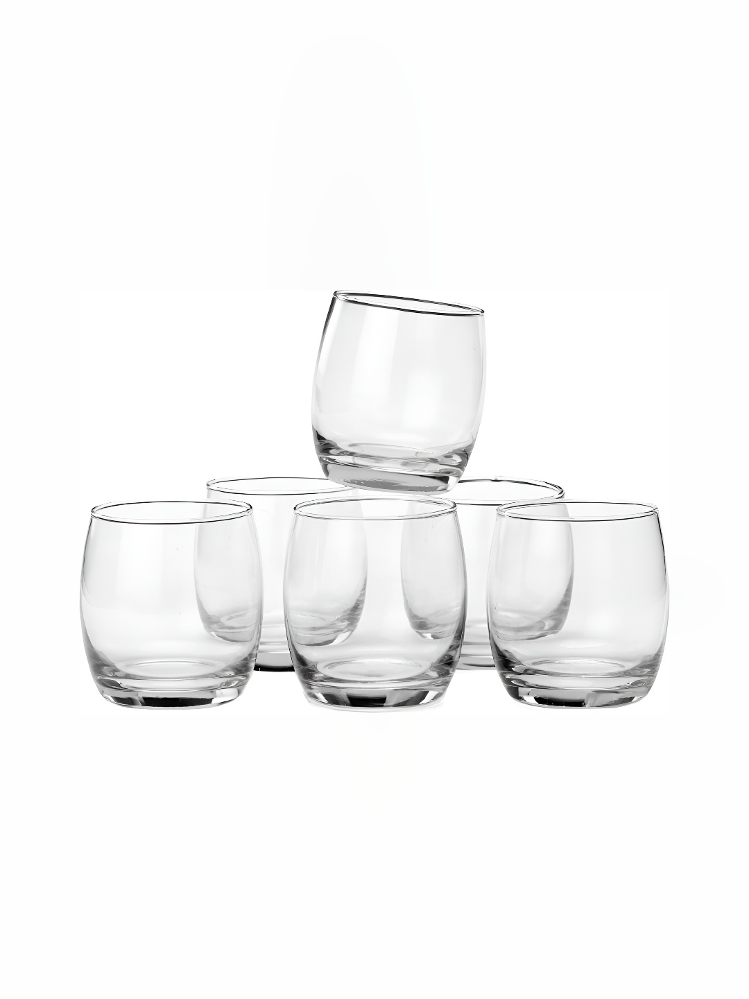 

Afast Transparent 6 Pieces Glass Water or Juice Glass 350 ml Each