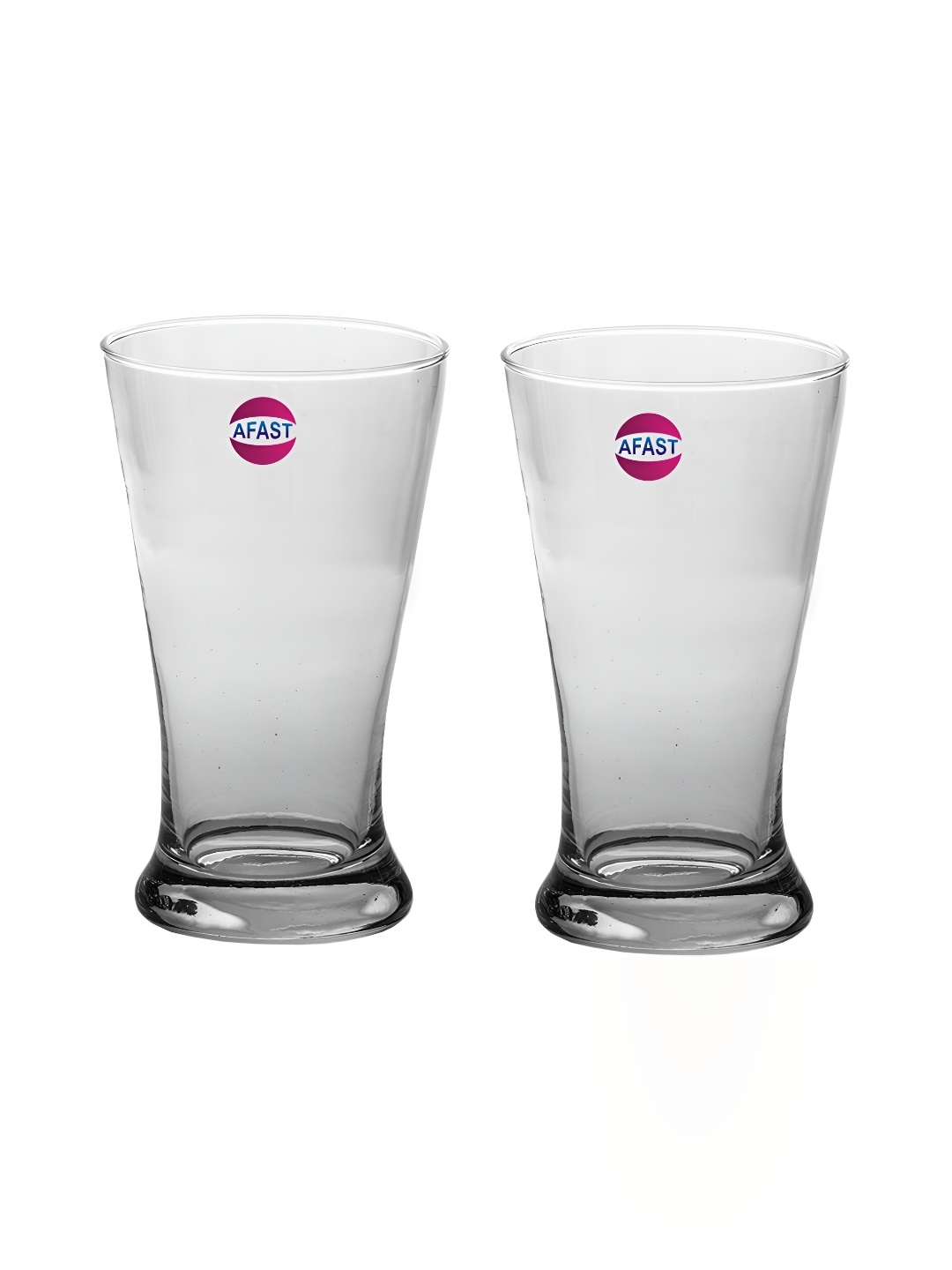 

Afast Transparent 2 Pieces Textured Whisky Glass 300 ml Each