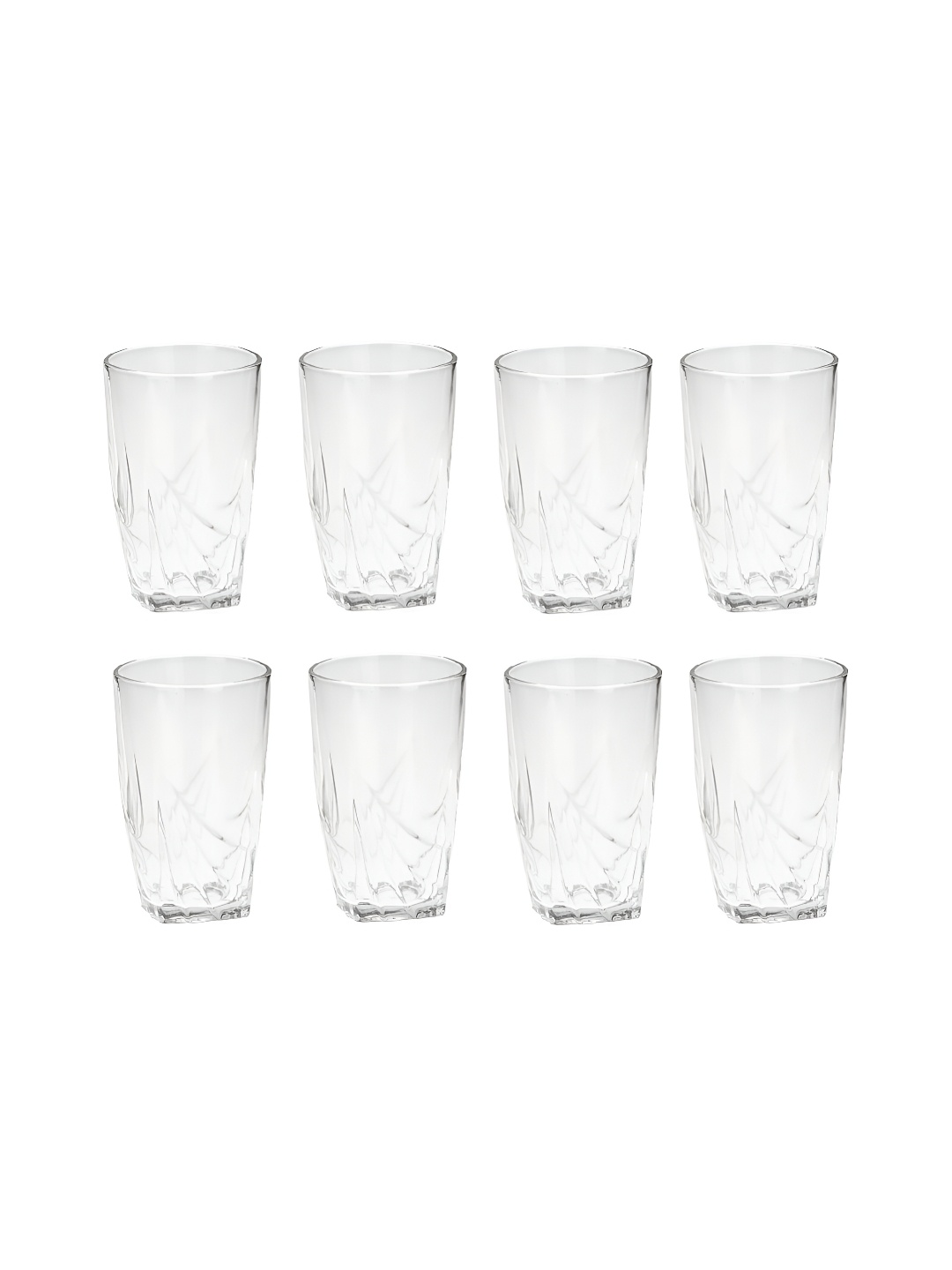 

Afast Transparent 8 Pieces Dishwasher Safe Water or Juice Glasses 150 ml each