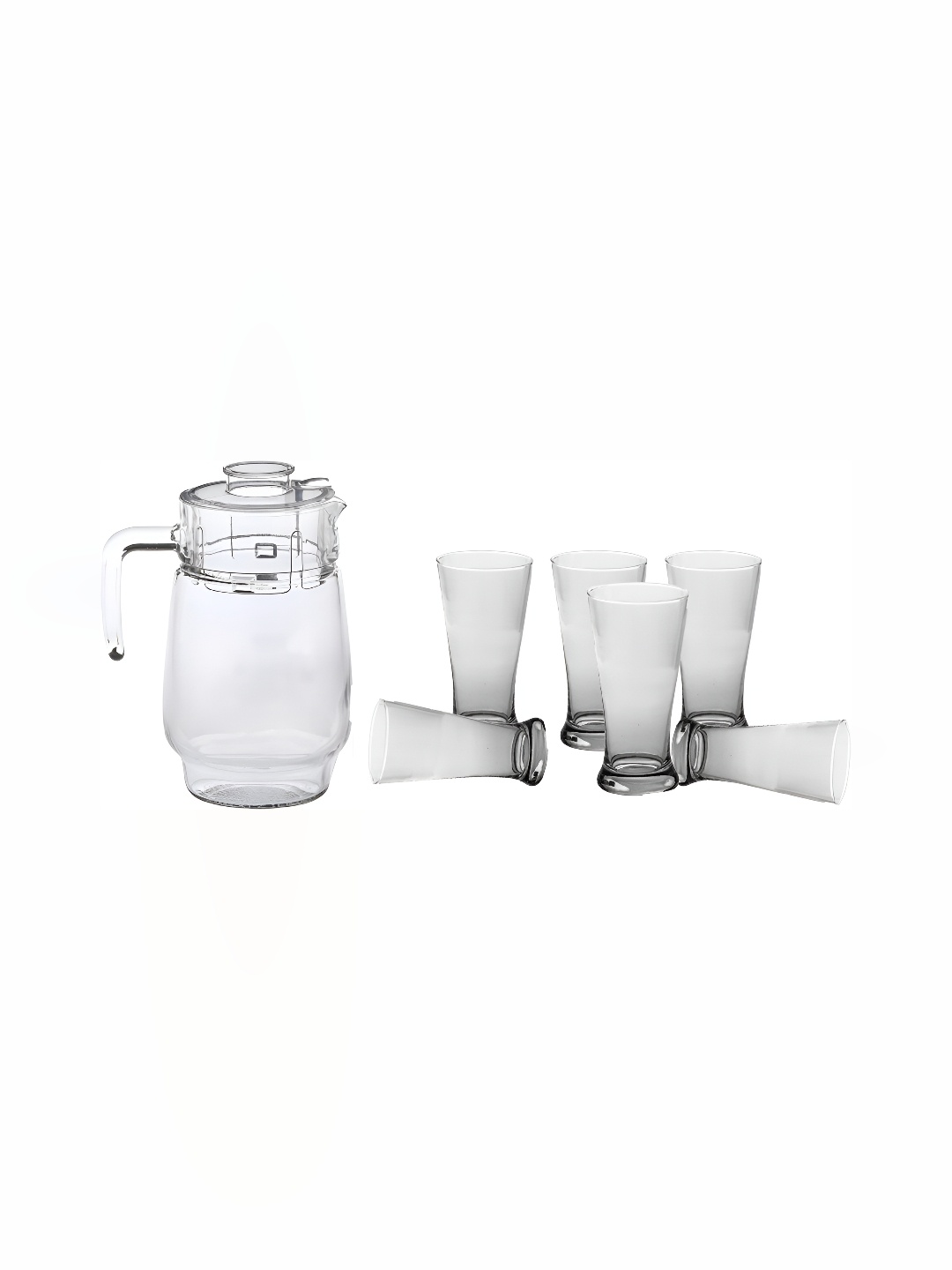 

Afast Transparent 7Pcs Glass Dishwasher Safe Water Jugs Bar & Drinkware