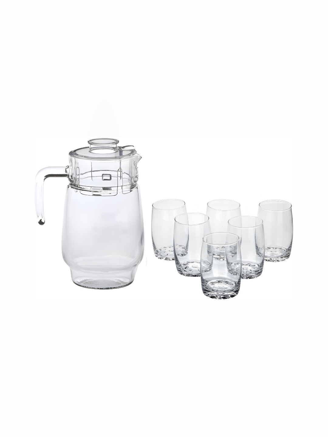 

Afast Transparent 7Pcs Glass Dishwasher Safe Water Jugs Bar & Drinkware