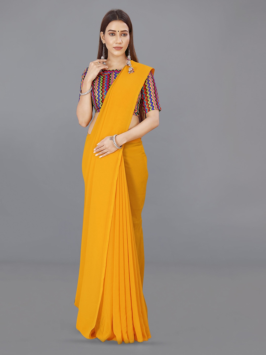 

ANAND SAREES Saree, Yellow