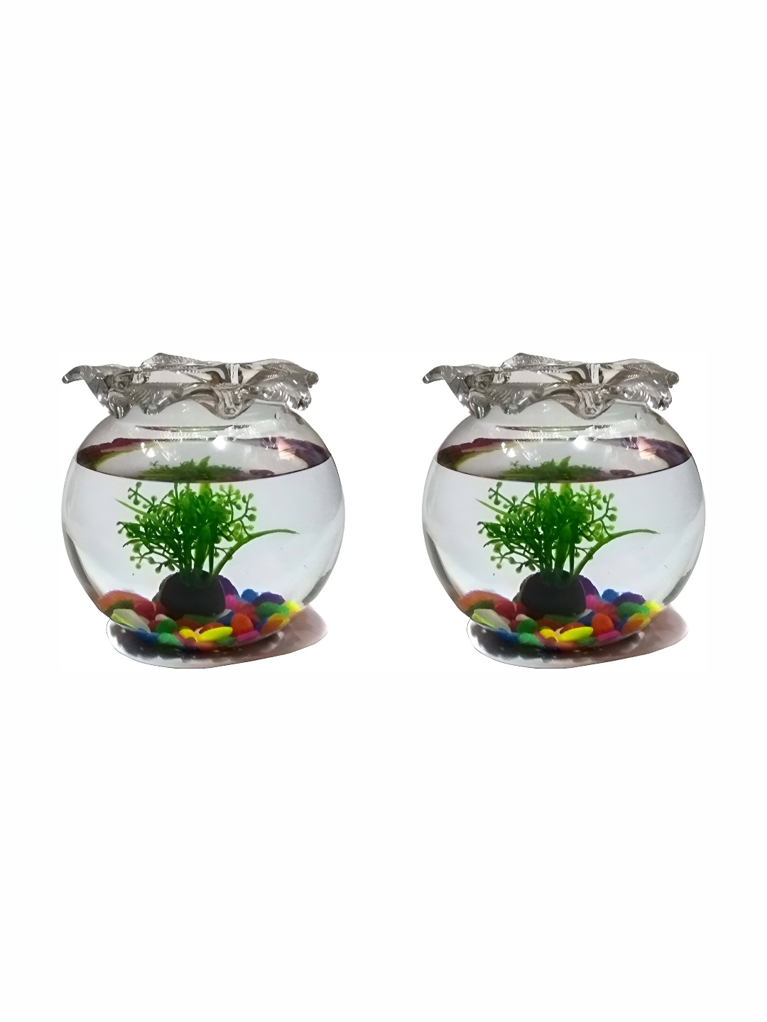 

Afast Transparent 2 Pieces Decorative Fish Bowls