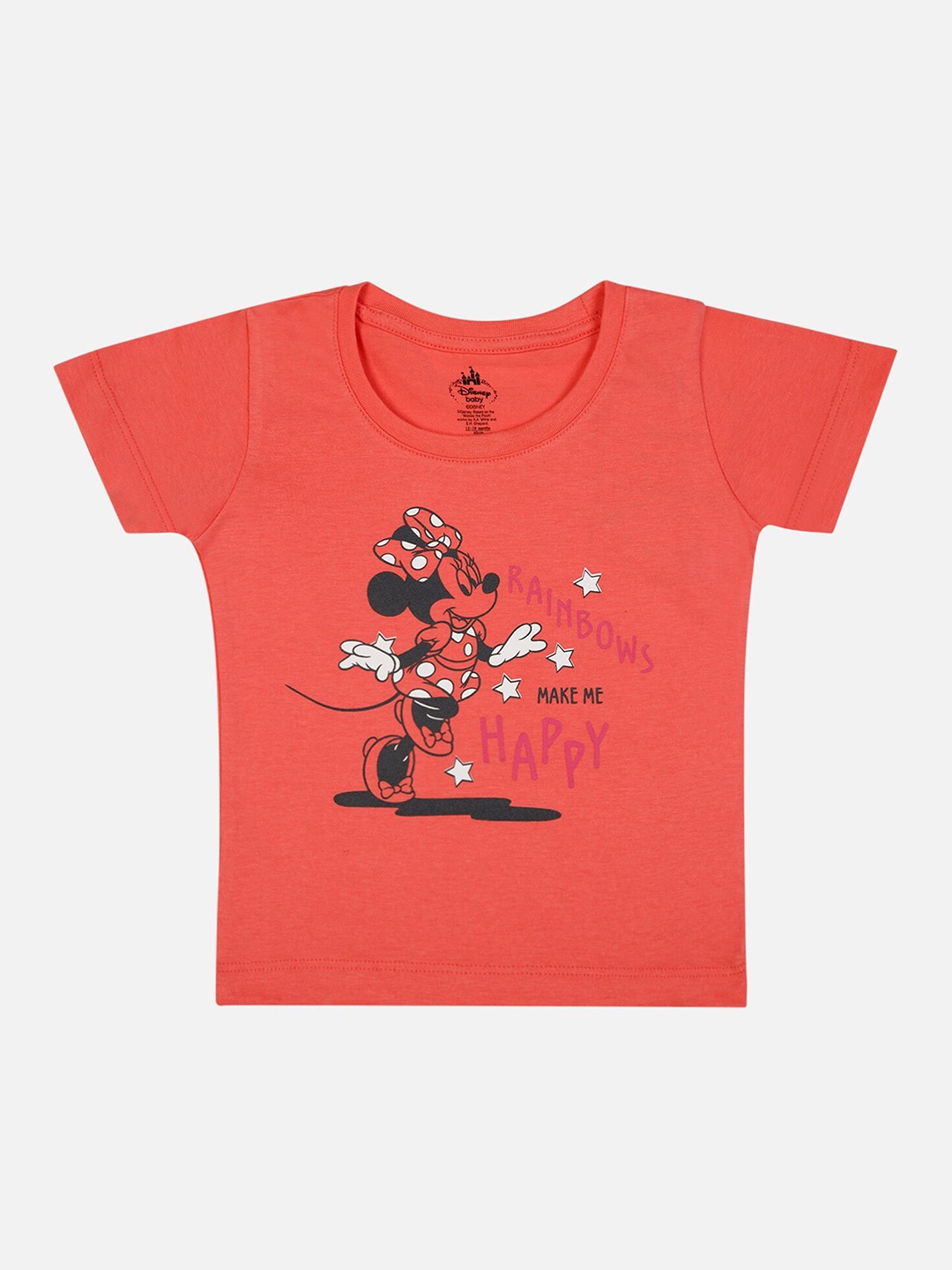 

Bodycare Girls Minnie & Friends Printed Cotton T-shirt, Pink