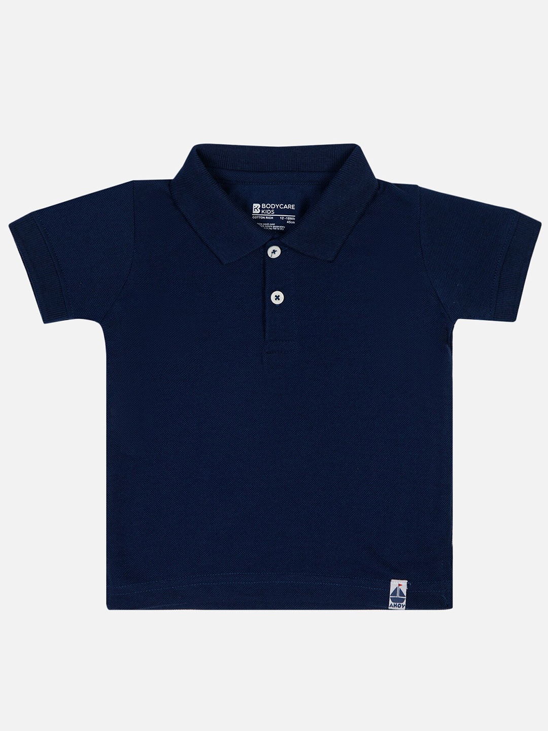 

Bodycare Boys Polo Collar Short Sleeves Cotton T-shirt, Navy blue